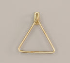Triangle Brass Towel Rack – Wall-Mounted Holder