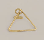 Triangle Brass Towel Rack – Wall-Mounted Holder