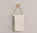 Triangle Brass Towel Rack – Wall-Mounted Holder