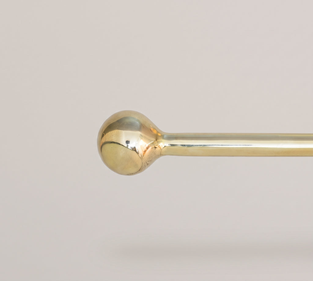 Solid Brass Wall-Mounted Toilet Paper Holder, Minimalist Brass Bathroom Hardware