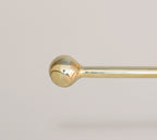 Solid Brass Wall-Mounted Toilet Paper Holder, Minimalist Brass Bathroom Hardware