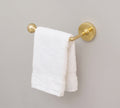 Solid Brass Wall-Mounted Toilet Paper Holder, Minimalist Brass Bathroom Hardware