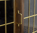 Curved Solid Brass Cabinet Handle, Modern Drawer Pull, Minimalist Brass Furniture Hardware