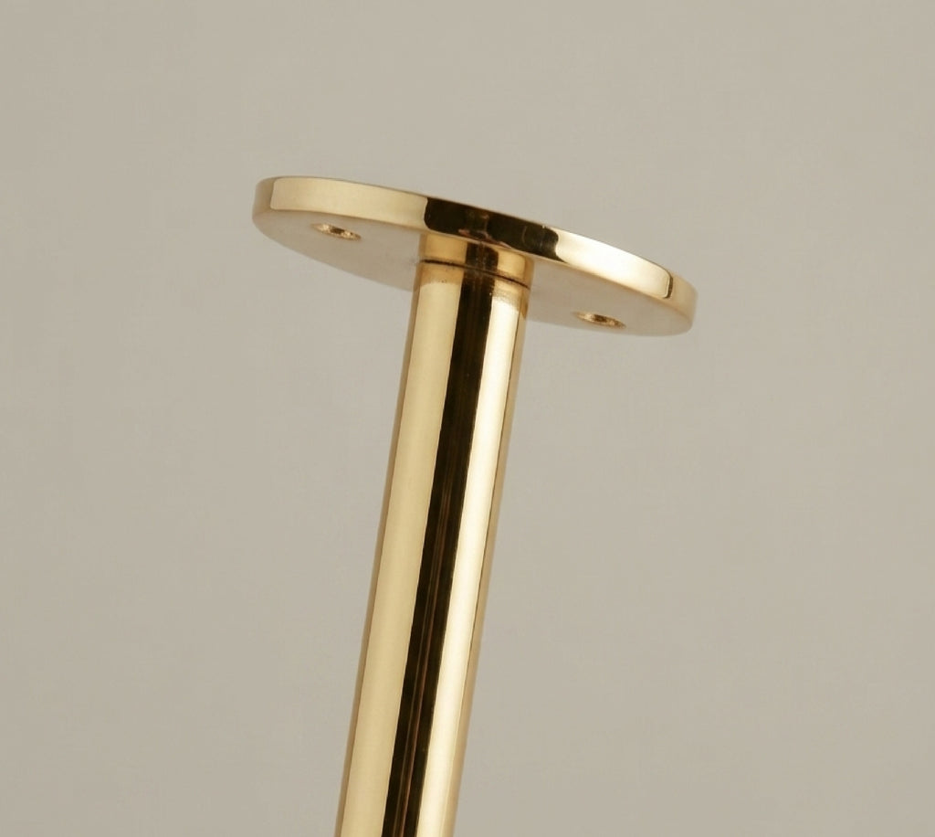 Solid Brass Ceiling Mounted Shower Curtain Rod, Ceiling Mounted Curtain Track