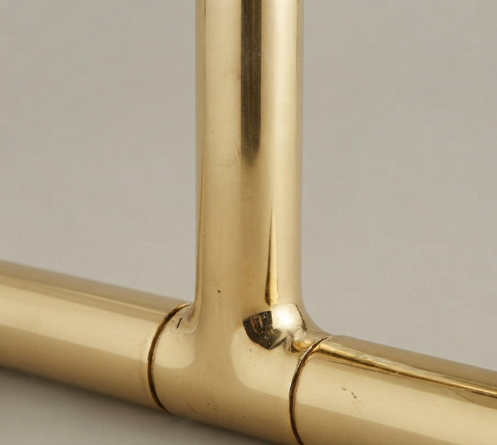 Solid Brass Ceiling Mounted Shower Curtain Rod, Ceiling Mounted Curtain Track