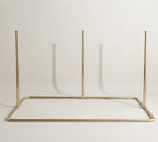 Solid Brass Ceiling Mounted Shower Curtain Rod, Ceiling Mounted Curtain Track
