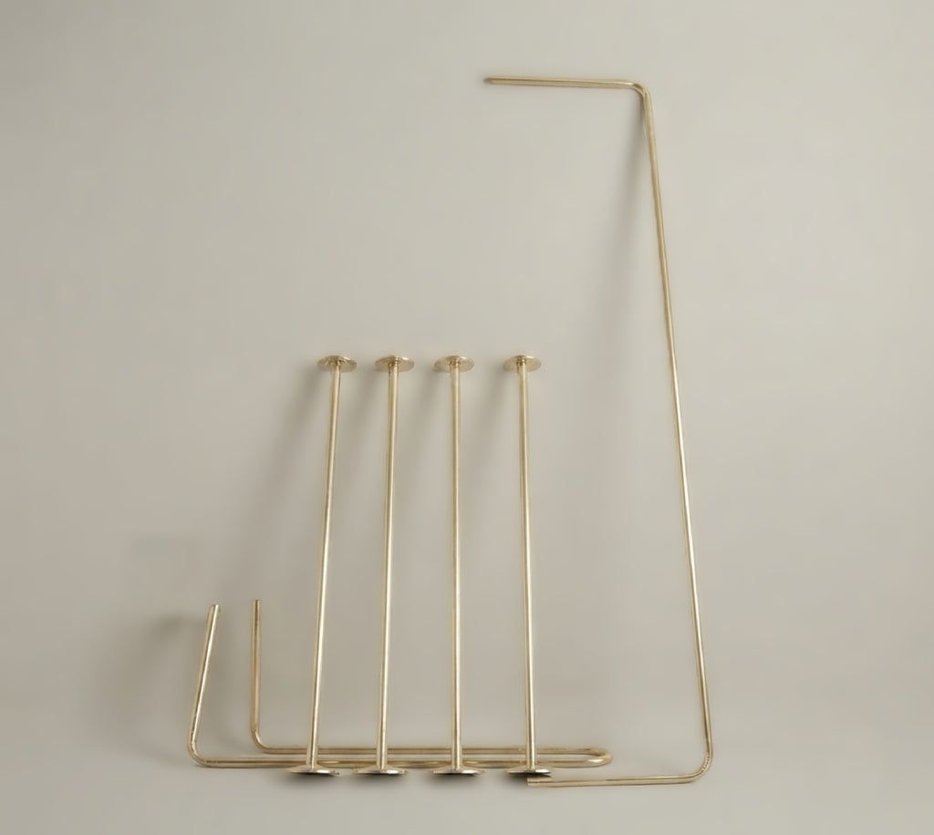Solid Brass Ceiling Mounted Shower Curtain Rod, Ceiling Mounted Curtain Track