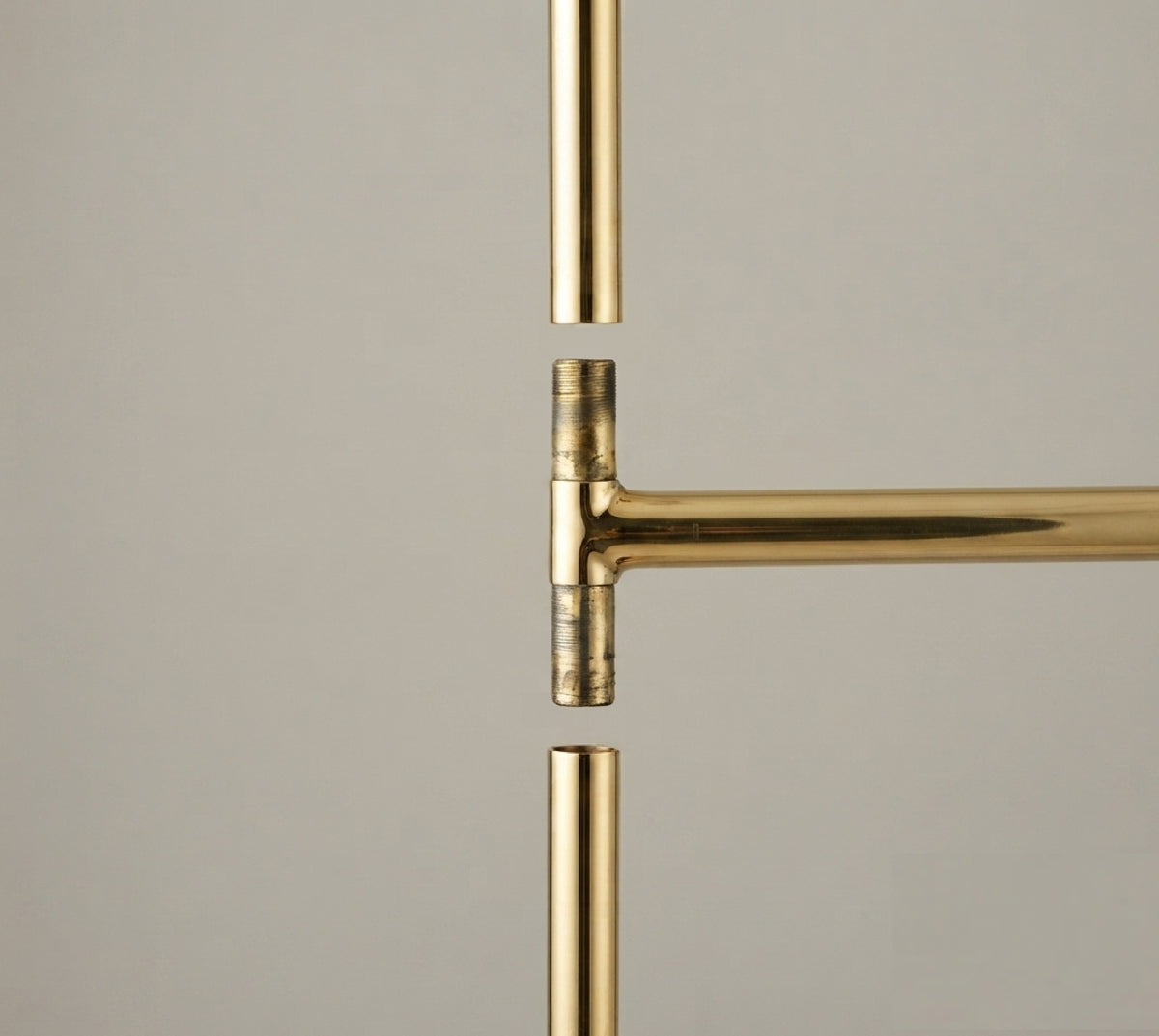 Solid Brass Ceiling Mounted Shower Curtain Rod, Ceiling Mounted Curtain Track