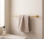 Solid Brass Towel Rail, Wall Mounted Bathroom Towel Bar, Brass Towel Holder